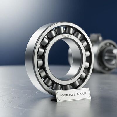 Steel Cage TIMKEN Roller Bearing Single Row Low Noise Long Life untuk Mesin Berat