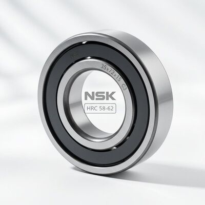 Bantalan Bola NSK 35x72x15mm dengan Jarak C3 dan Kekerasan HRC 58-62 untuk Mesin Industri